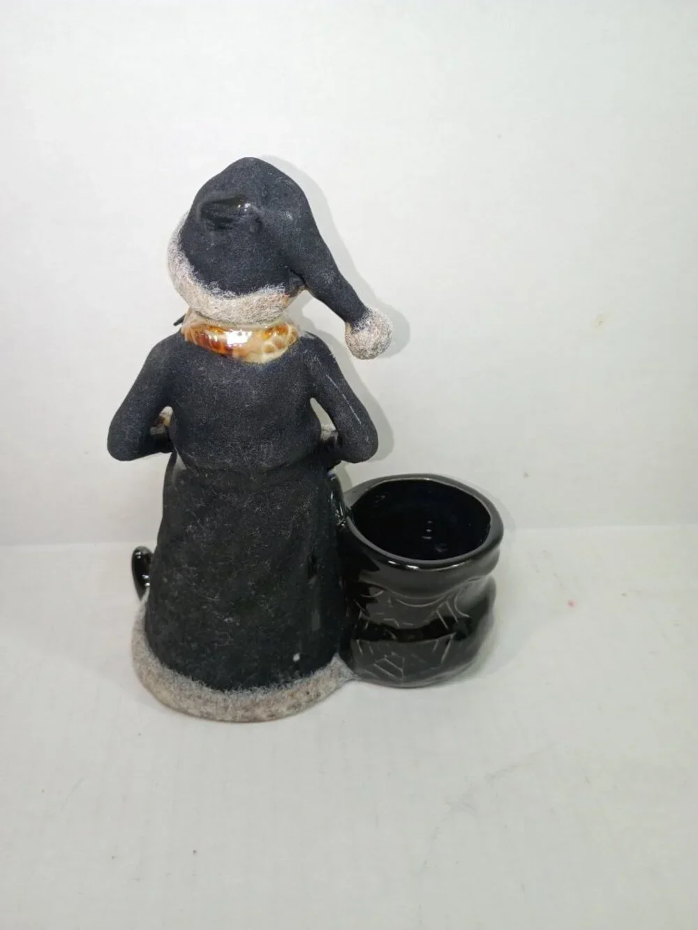Yankee Candle Boney Bunch 2010 Boney Santa Claus Figurine Holder Halloween
